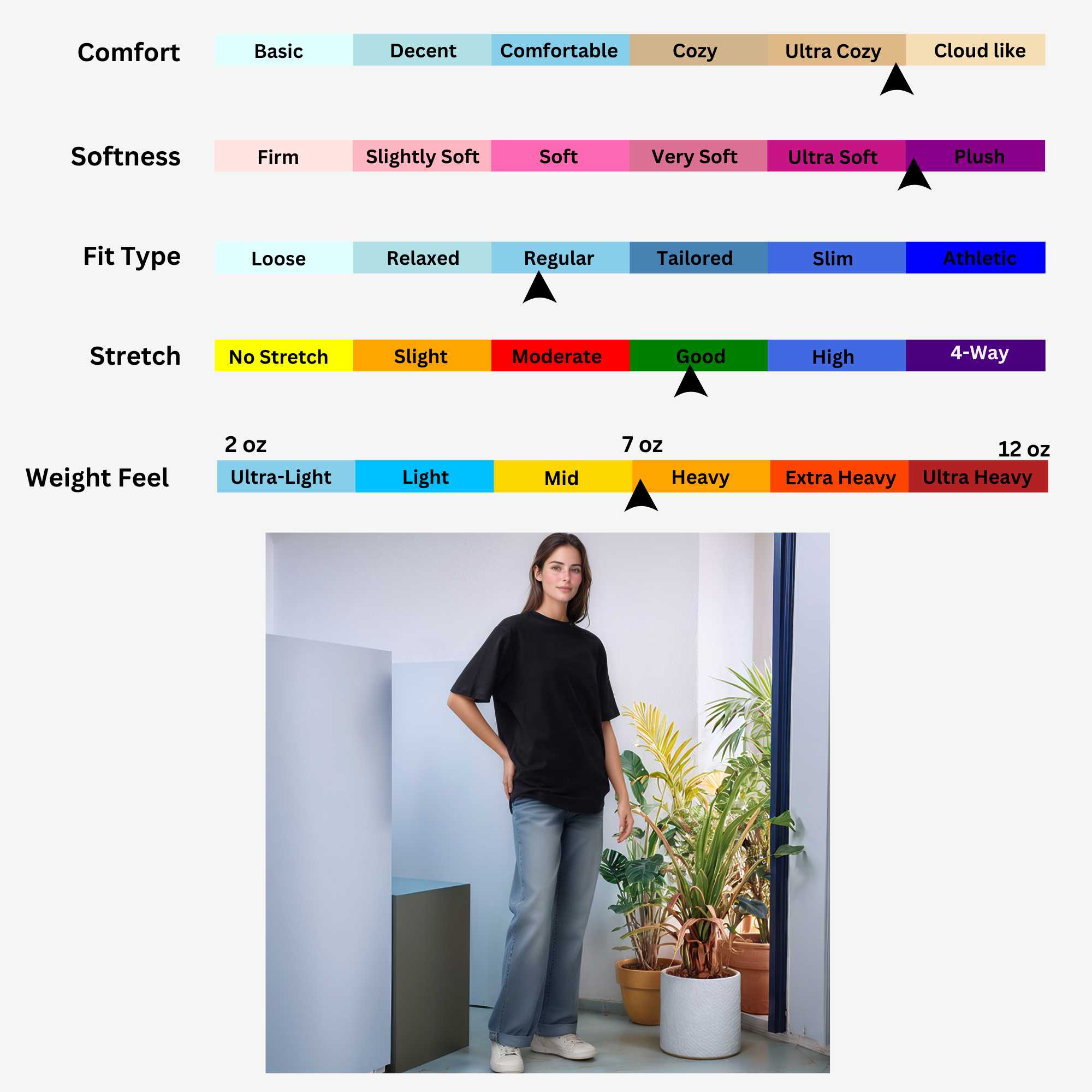 2-Pack Women’s Pima Cotton Tees | Soft, Luxurious Comfort - S / Black + White - www.upstandingapparel.com