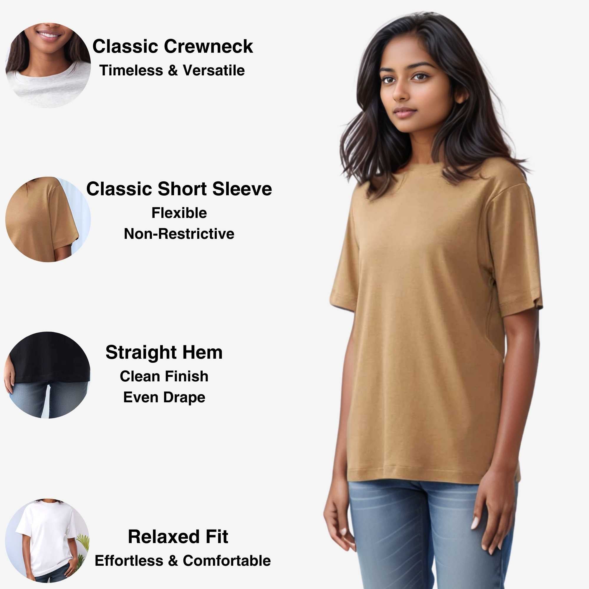 2-Pack Women’s Pima Cotton Tees | Soft, Luxurious Comfort - S / Black + White - www.upstandingapparel.com