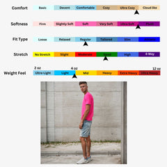 Classic Cotton T-Shirt for Men | Vibrant Spectrum Collection - XS / Hot Pink - www.upstandingapparel.com
