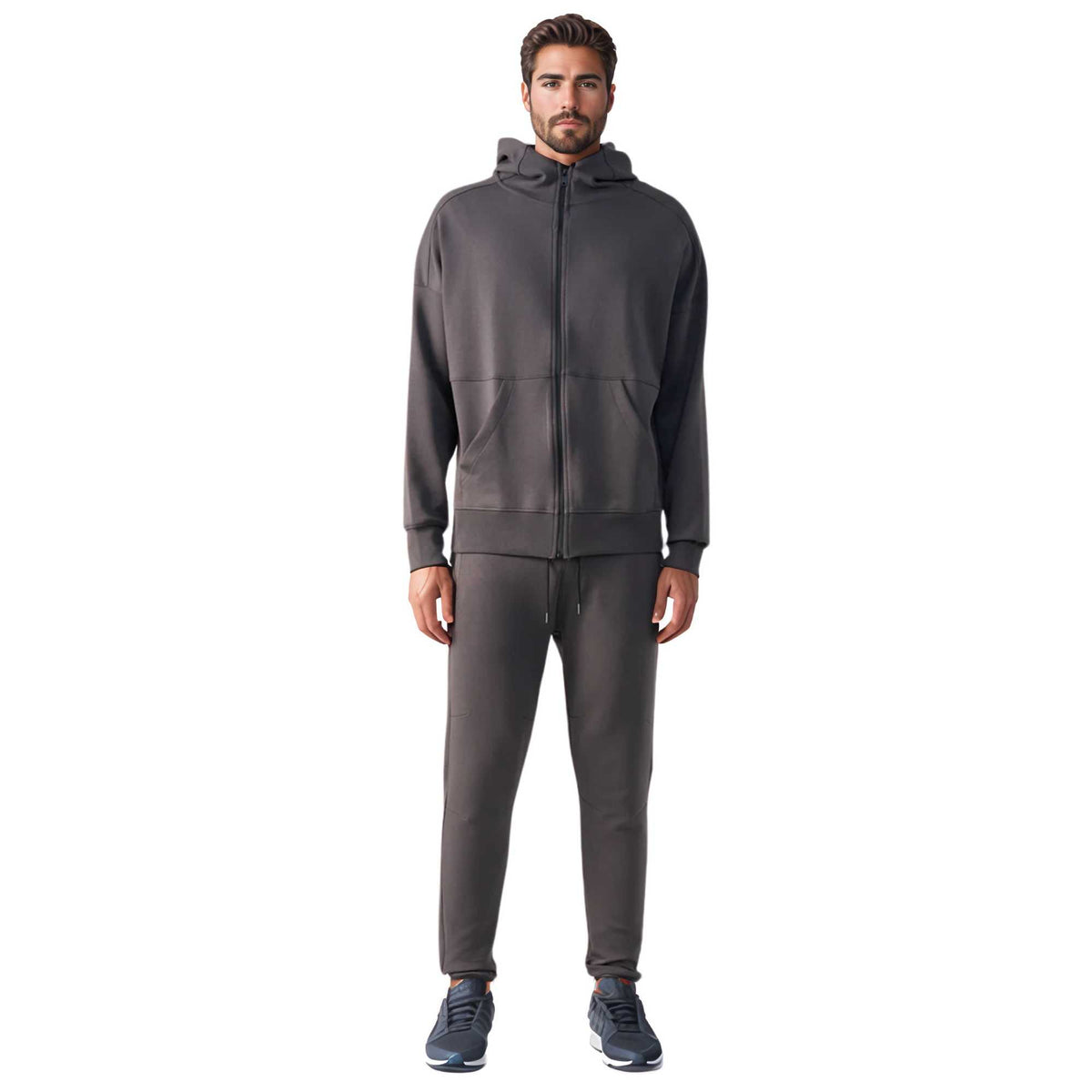 Men’s Athleisure Tracksuit | Versatile Performance Flex - S / Dark Gray - www.upstandingapparel.com