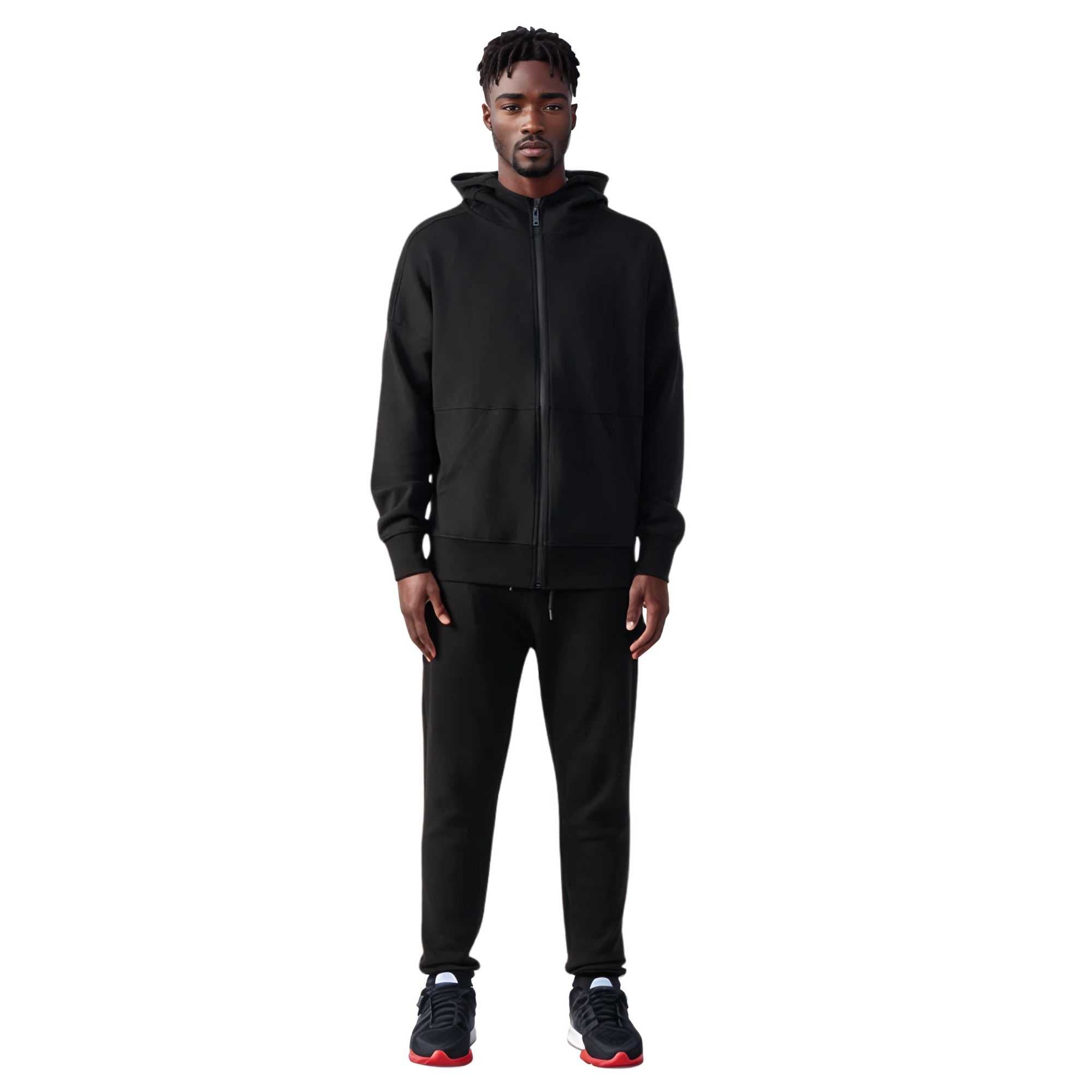 Men’s Athleisure Tracksuit | Versatile Performance Flex - S / Black - www.upstandingapparel.com