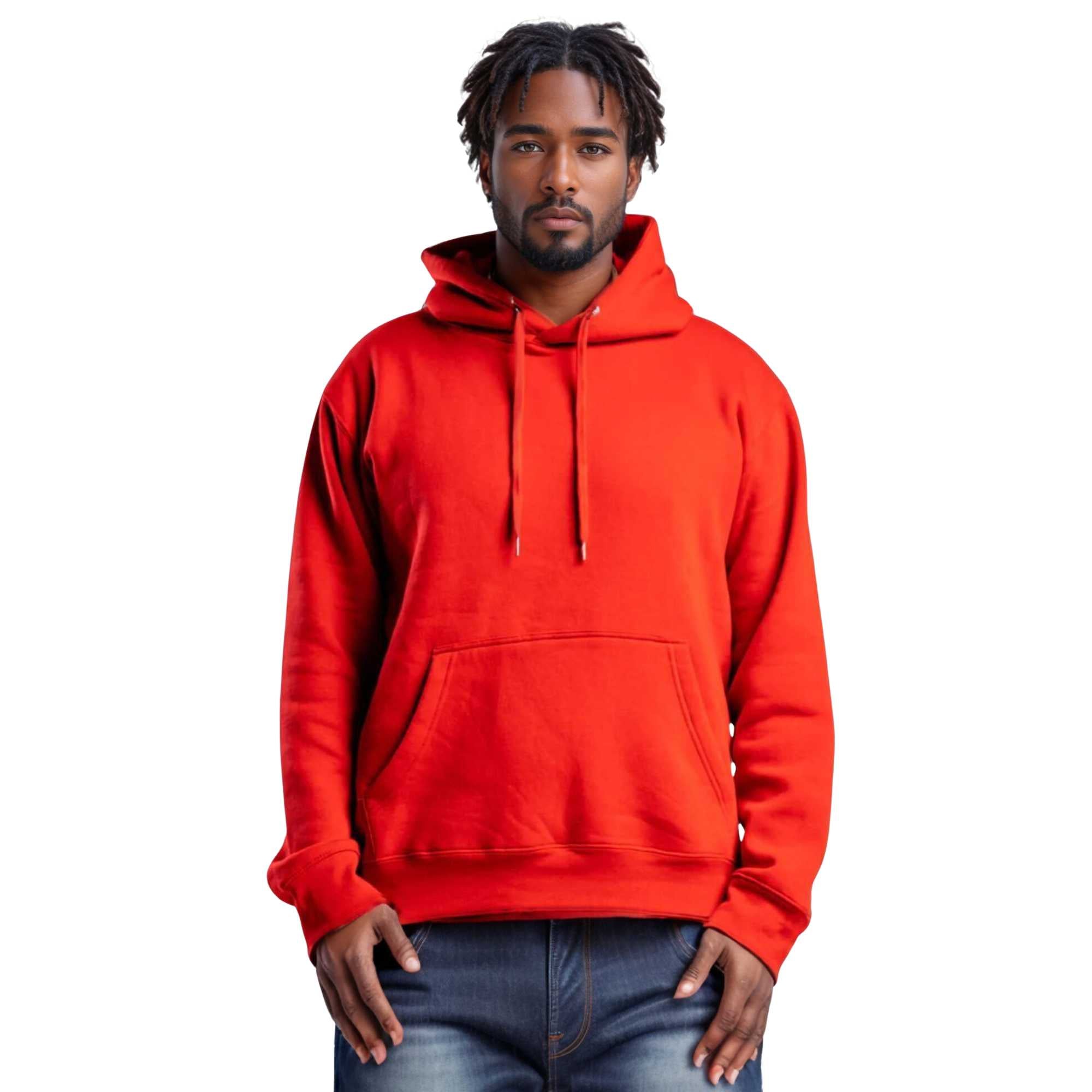 Men’s Fleece Hoodie | Vibrant Energy Collection | Bold Style - XS / Red - www.upstandingapparel.com