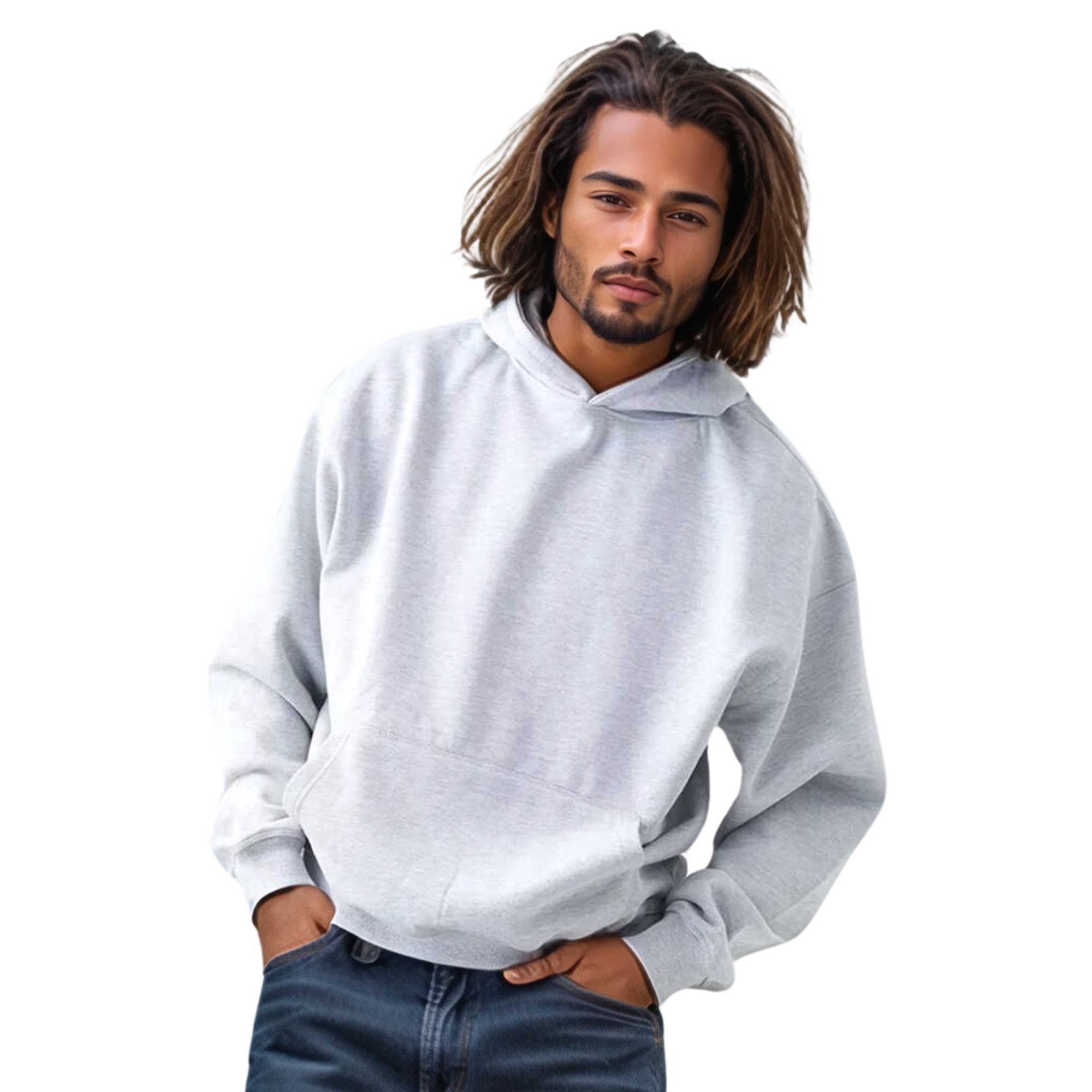 Men’s Oversized Fleece Hoodie | Heavyweight Urban Comfort - S / Gray - www.upstandingapparel.com