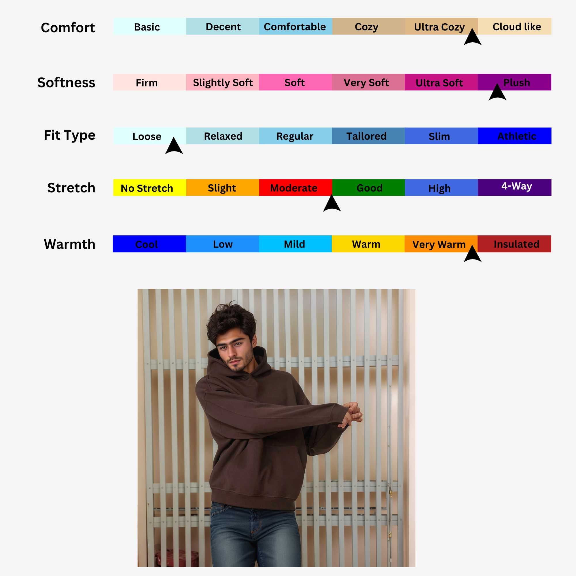 Men’s Oversized Fleece Hoodie | Heavyweight Urban Comfort - S / Dark Gray - www.upstandingapparel.com