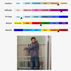 Men’s Oversized Fleece Hoodie | Heavyweight Urban Comfort - S / Dark Gray - www.upstandingapparel.com