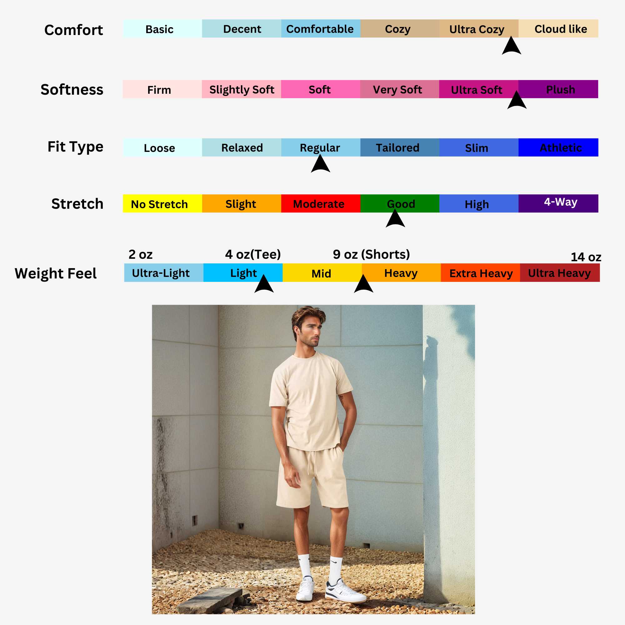 Men's T-Shirt & Sweatshorts Set | Classic Comfort Collection - XS / Black - www.upstandingapparel.com