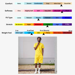 Men's T-Shirt & Sweatshorts Set | Vibrant Vibes Collection - XS / Yellow - www.upstandingapparel.com