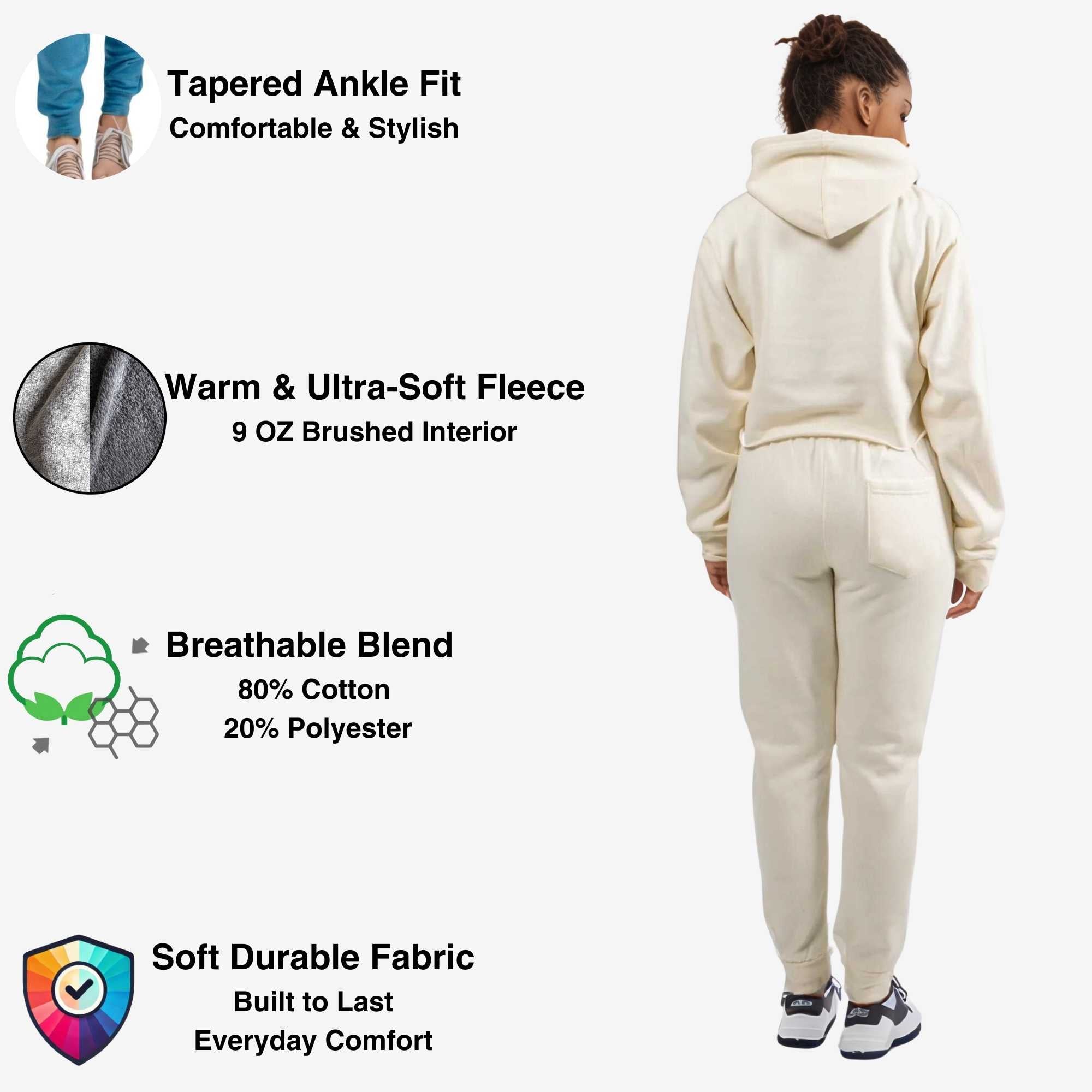 Women's Cropped Hoodie Sweatsuit | Timeless & Cozy Essentials - XS / Camo - www.upstandingapparel.com
