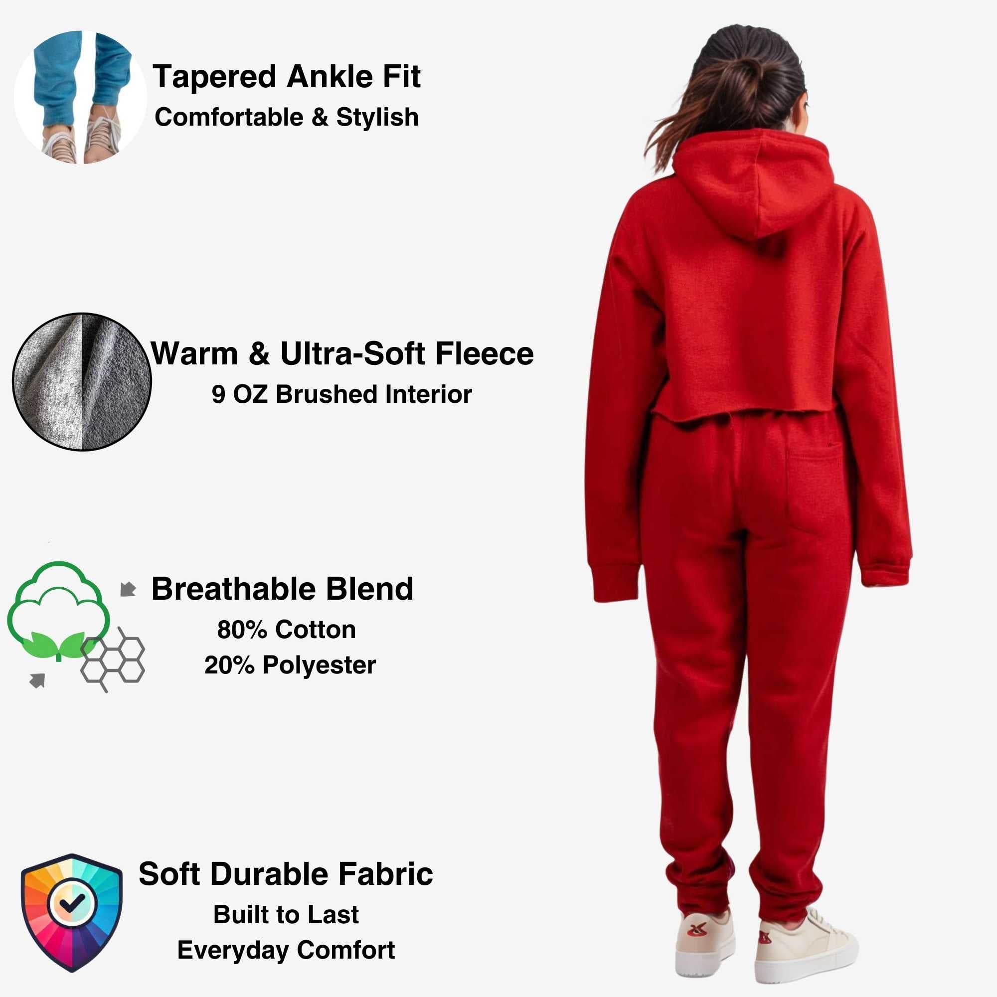 Women's Cropped Hoodie Sweatsuit | Timeless & Cozy Essentials - XS / Camo - www.upstandingapparel.com
