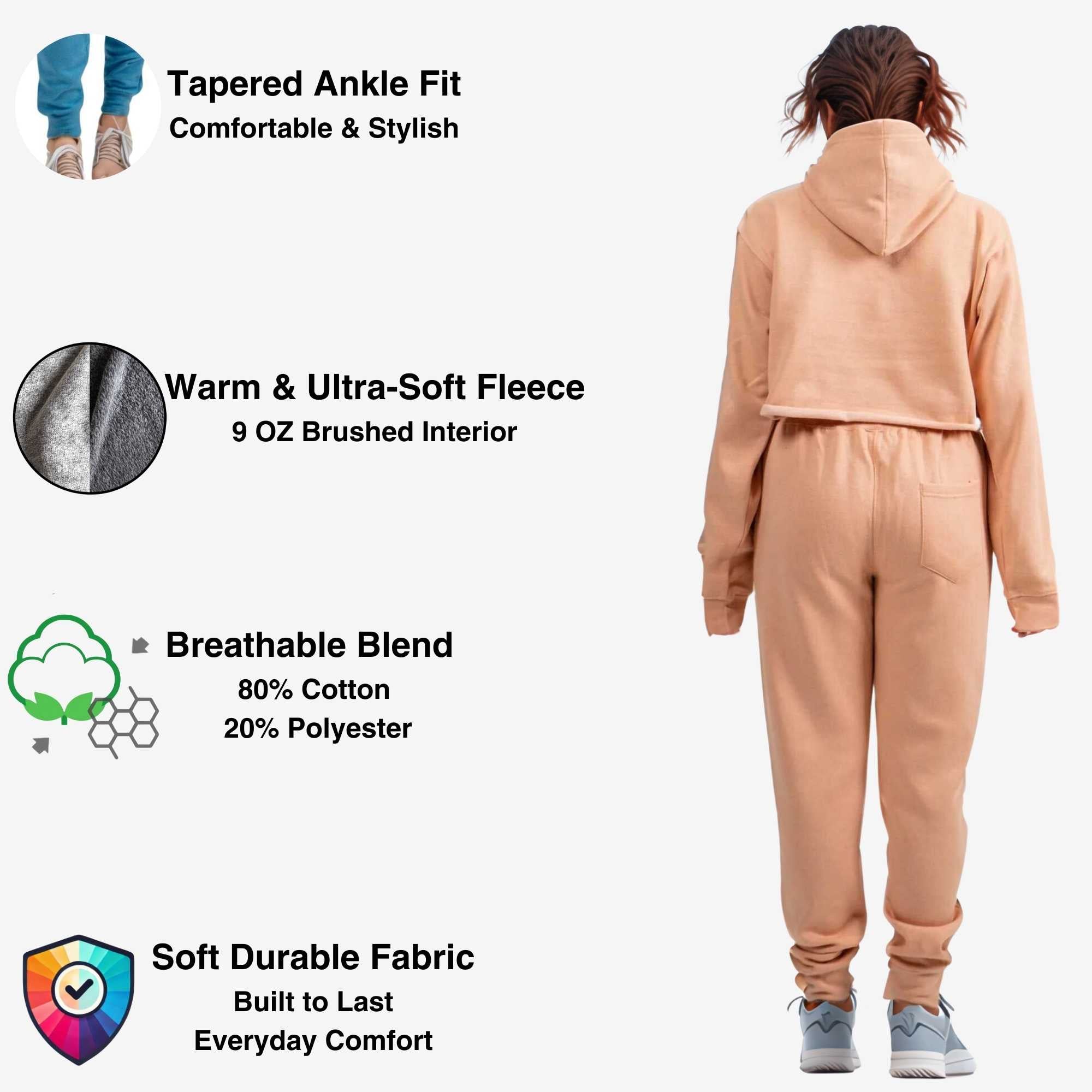 Women's Cropped Hoodie Sweatsuit | Timeless & Cozy Essentials - XS / Camo - www.upstandingapparel.com