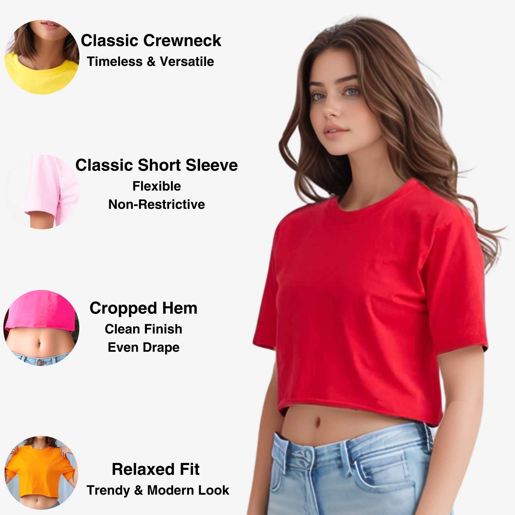 Women's Cropped T-shirt | Bold & Playful | Vibrant Energy - XS / Purple - www.upstandingapparel.com