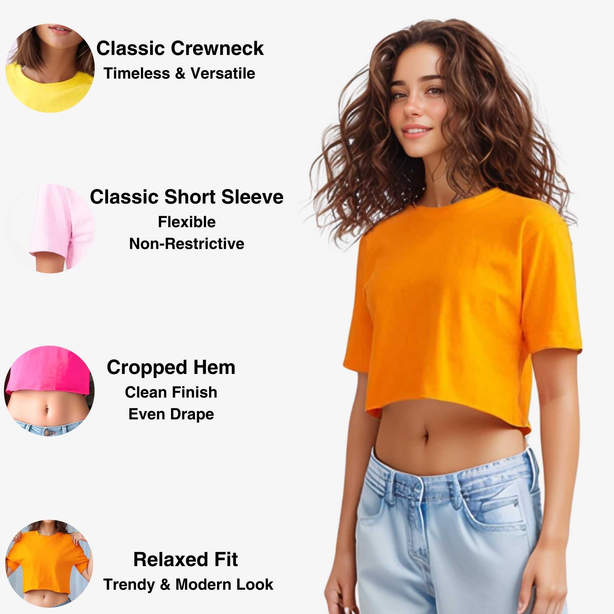 Women's Cropped T-shirt | Bold & Playful | Vibrant Energy - XS / Purple - www.upstandingapparel.com