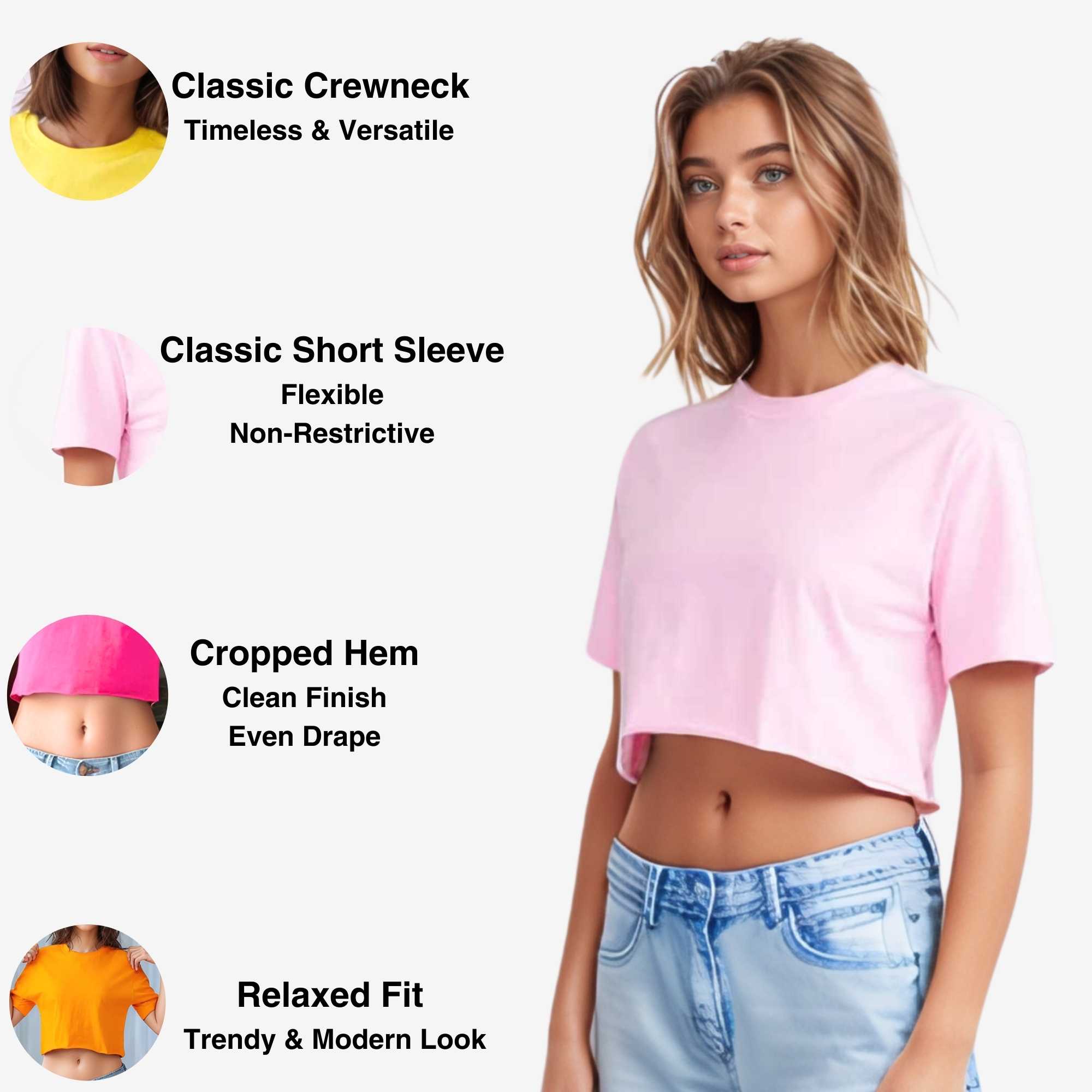 Women's Cropped T-shirt | Bold & Playful | Vibrant Energy - XS / Purple - www.upstandingapparel.com
