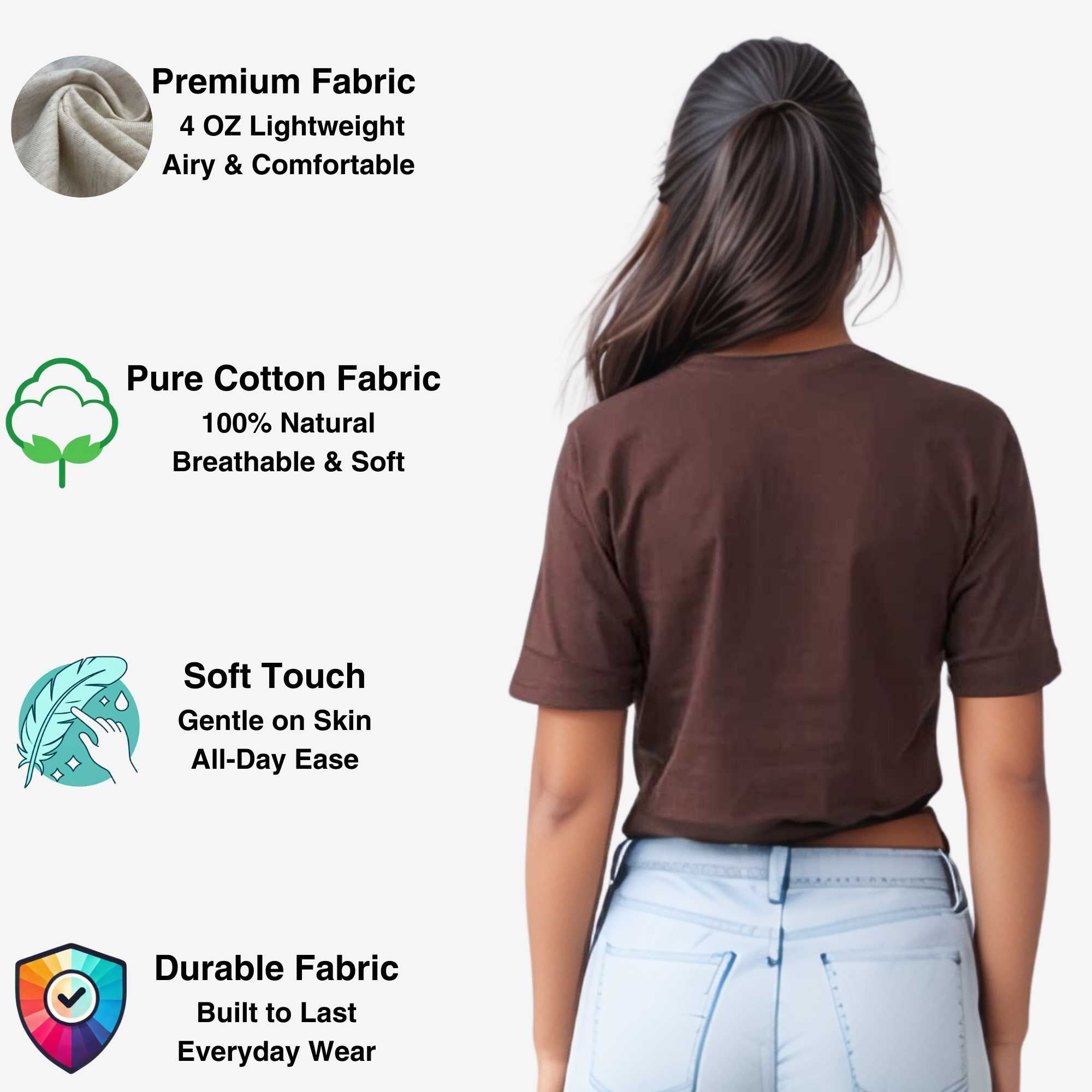 Women's Cropped T-shirt | Versatile & Classic Naturals Collection - XS / Black - www.upstandingapparel.com