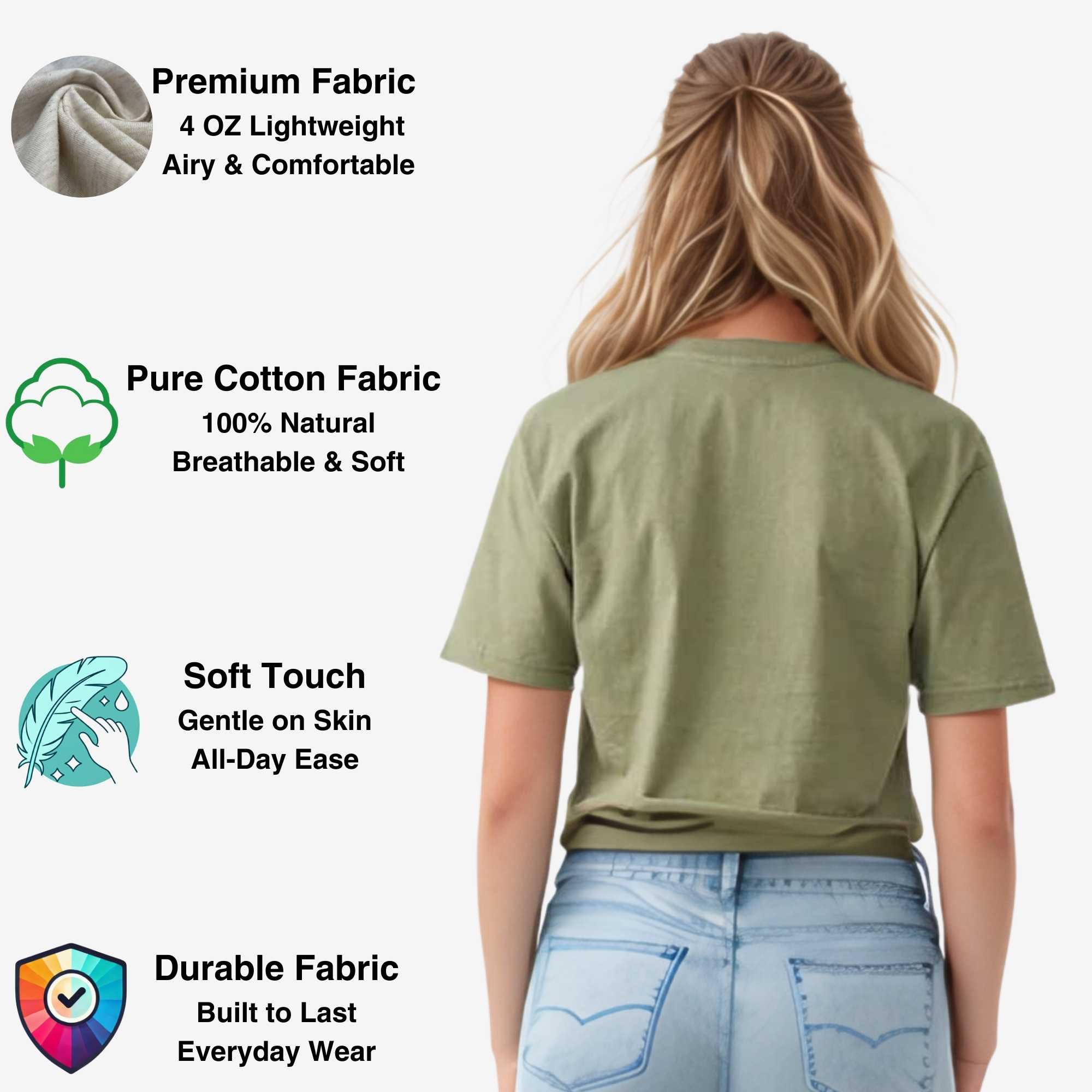 Women's Cropped T-shirt | Versatile & Classic Naturals Collection - XS / Black - www.upstandingapparel.com