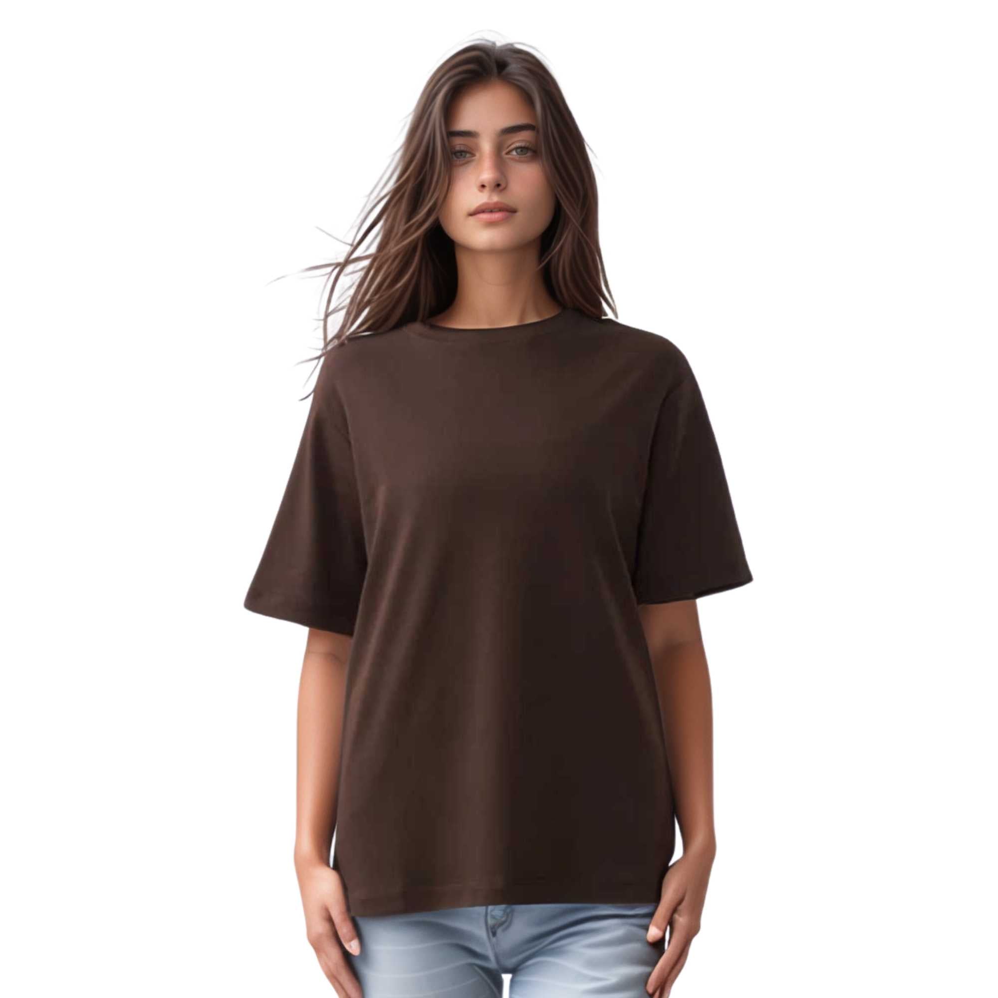 Women’s Ultra Soft Pima Cotton T-Shirt | Luxurious Comfort - S / Brown - www.upstandingapparel.com